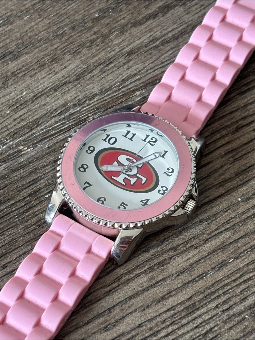 Game Time NFL Series- San Francisco 49ers Rookie Series Women’s Watch Pink Bezel
